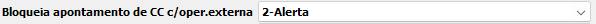 5. Bloqueia apontamento de CC c/oper.externa