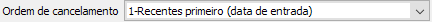 2. Ordem de cancelamento