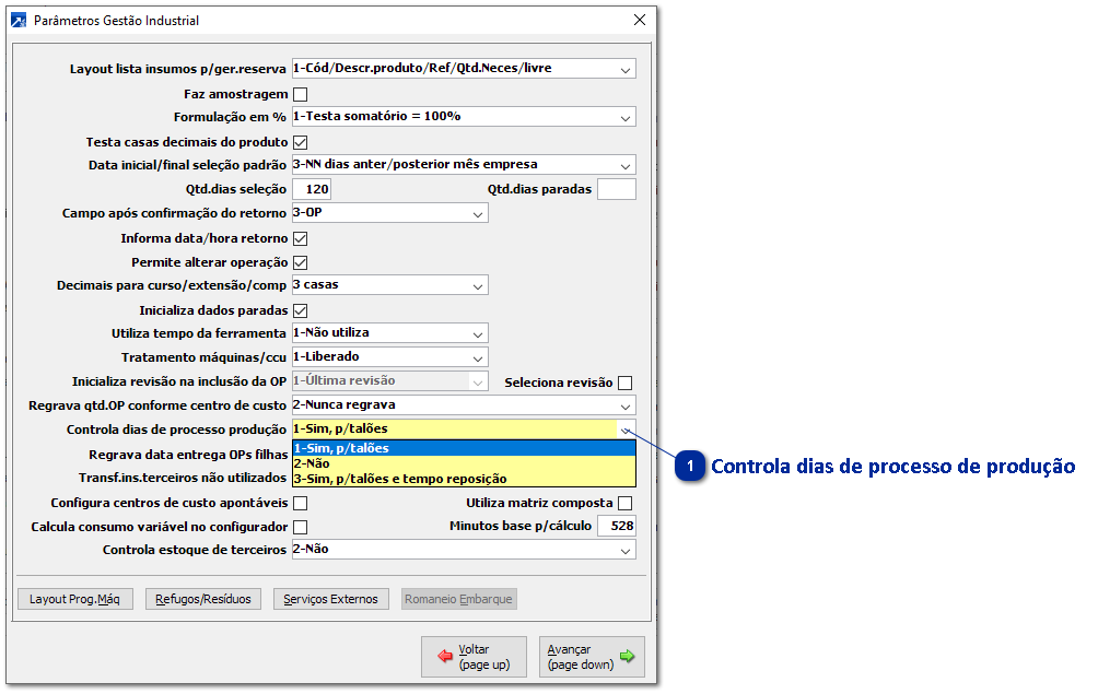 Configuração do Sistema