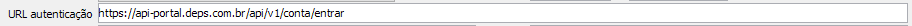 7. URL autenticação