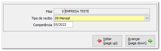 Exclusão da Folha