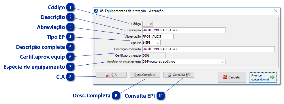 Equipamentos de Proteção Individual e Coletivo
