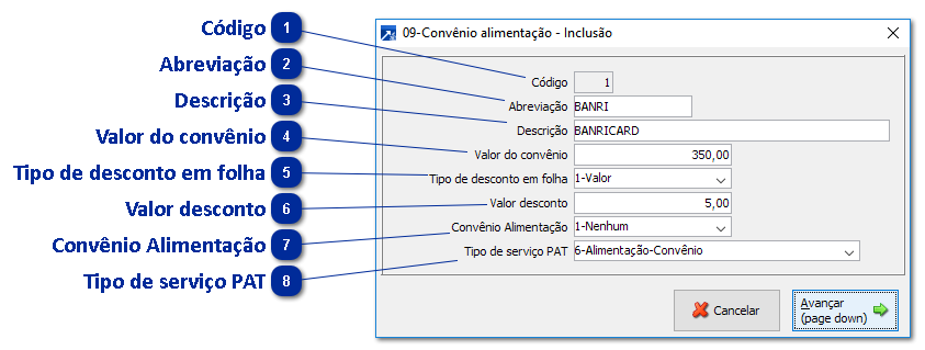 Convênio Alimentação