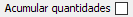 7. Acumular quantidades