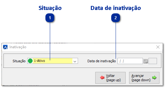 Inativação de Tabelas
