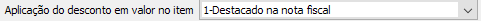 18. Aplicação do desconto em valor no item