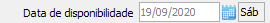 8. Data de disponibilidade