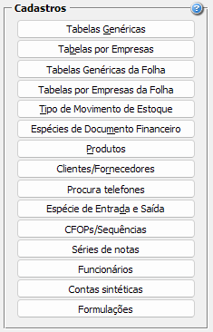3. Cadastros