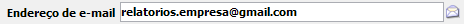 1. Endereço de e-mail
