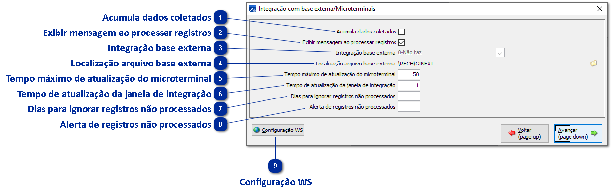 Microterminal/Coletor