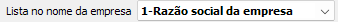 2. Lista o nome da empresa