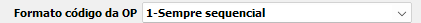 1. Formato código da OP