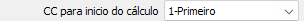 1. CC para início do cálculo