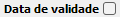 3. Data de validade