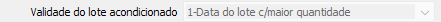 18. Validade do lote acondicionado