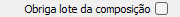 24. Obriga lote da composição