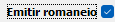 1. Emitir romaneio