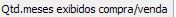 6. Qtd.meses exibidos compra/venda