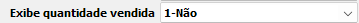16. Exibe quantidade vendida