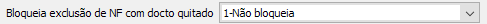 27. Bloqueia exclusão de NF com docto quitado