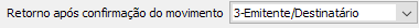 3. Retorno após confirmação do movimento