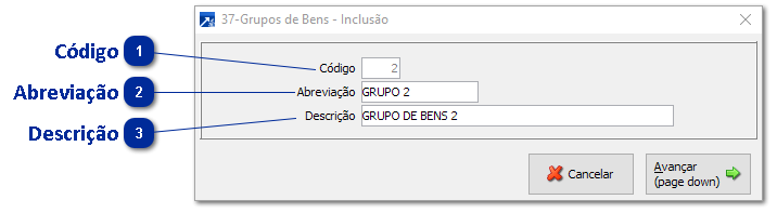 37 - Grupos de Bens