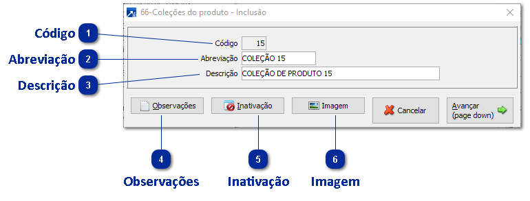 66 - Coleções do Produto