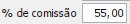 4. % de comissão