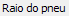 6. Raio do pneu