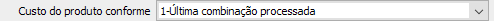 17. Custo do produto conforme