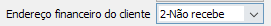 3. Endereço financeiro do cliente