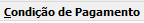 2. Condição de pagamento