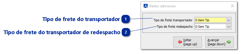 Cfg.Integração - Transportador