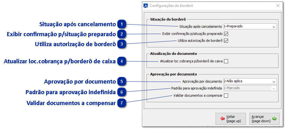 Configurações