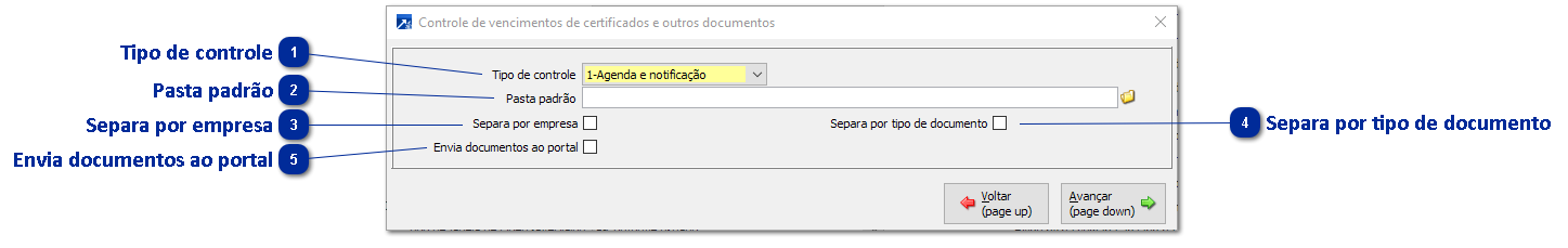 Configurações