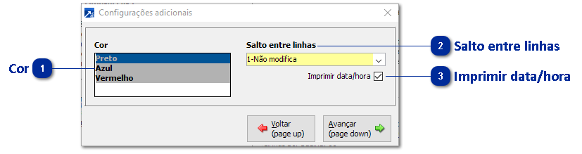 Configurações de Impressão