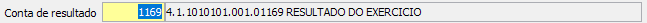 1. Conta de resultado