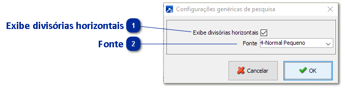 Configurações Gerais