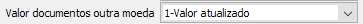 6. Valor documentos outra moeda