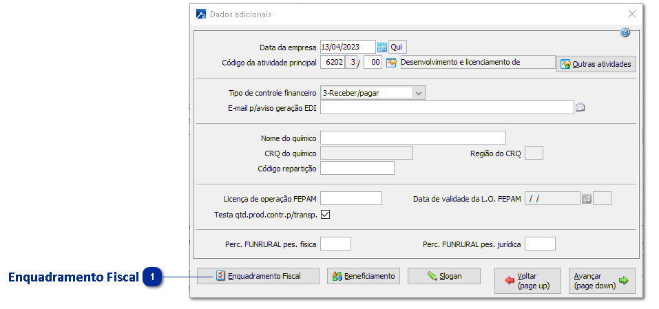 Dados Adicionais