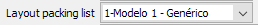 8. Layout packing list