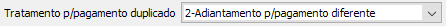 3. Tratamento p/pagamento duplicado