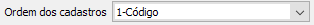 7. Ordem dos cadastros