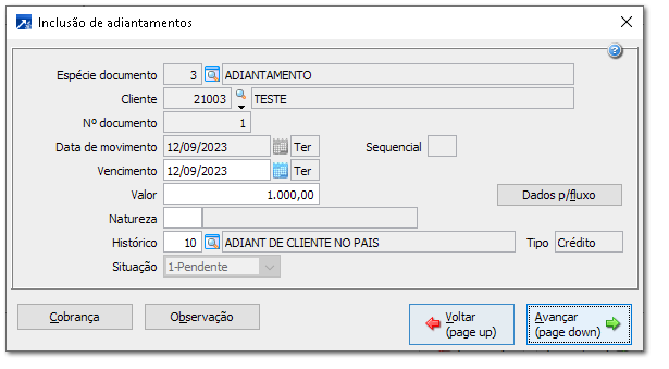 Manutenção de Documentos