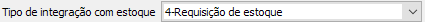 3. Tipo de integração com estoque