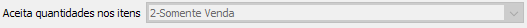 29. Aceita quantidades nos itens
