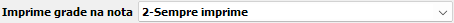6. Imprime grade na nota