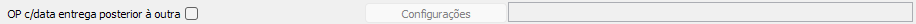 1. OP c/data entrega posterior à outra
