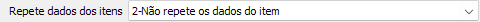2. Repete dados dos itens