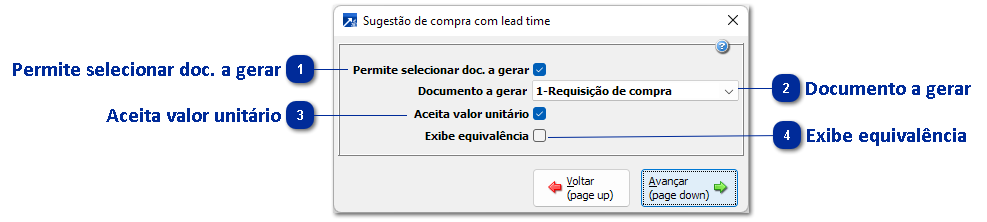Sugestão Compra com Lead Time